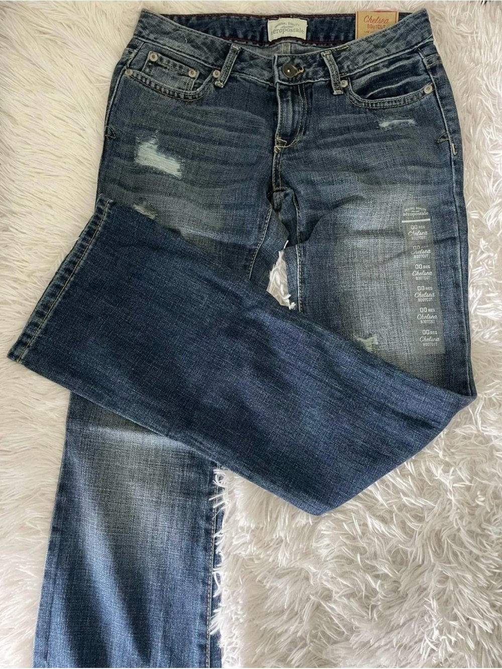 NWT Y2K Aeropostale CHELSEA BOOT Jean (Low Rise/Slim Fit) -Style #0322 MONTAUK